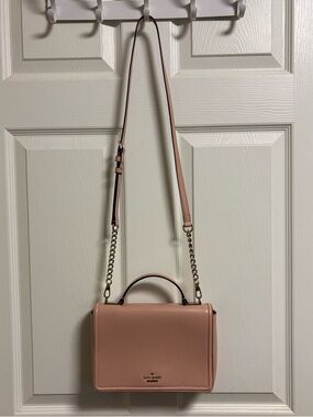 kate spade Pink Leather Convertible Crossbody Satchel